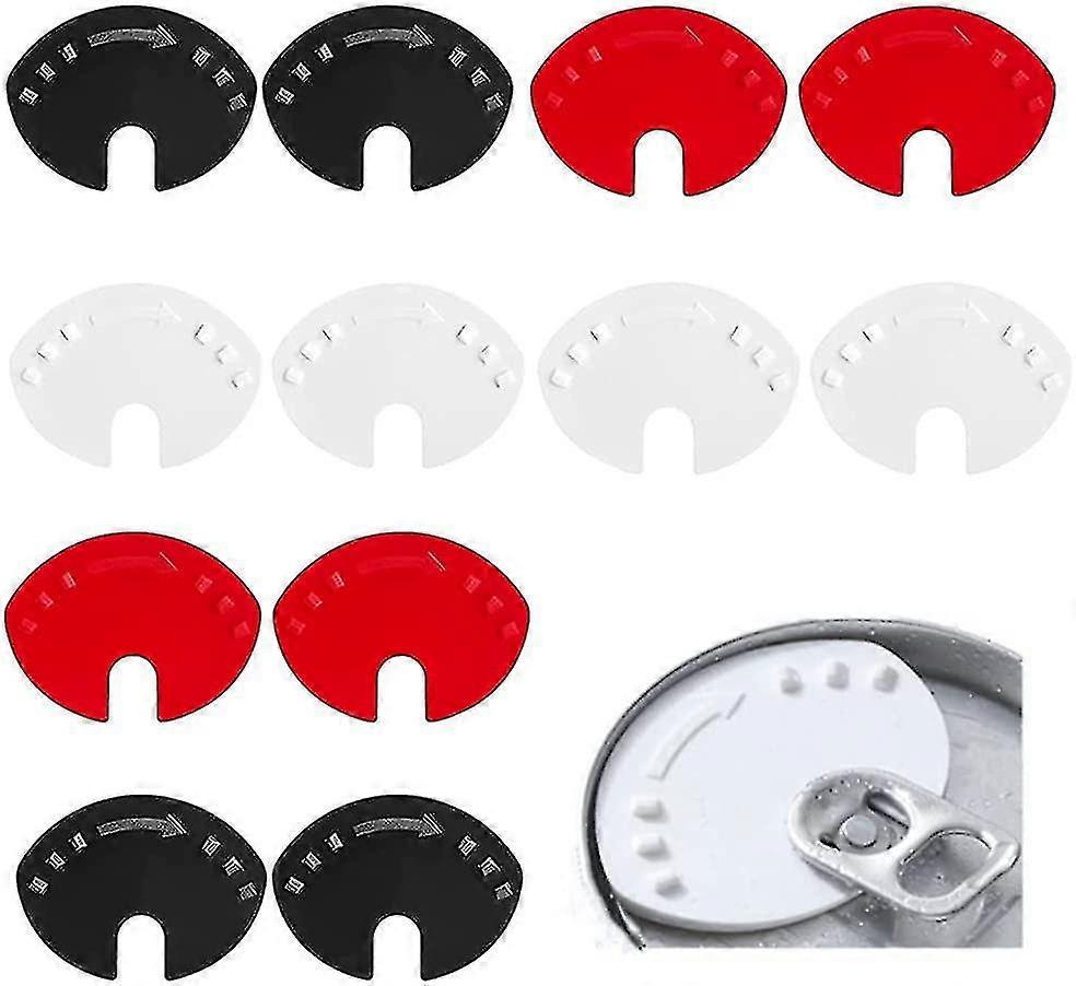 12 قطعة يمكن للمشروبات قبعات ، أغطية علب كولا ، أغطية علب المشروبات ، غطاء علوي للمشروبات ، أغطية ختم نهاية العلب لموسيقى البوب الصودا للبيرة