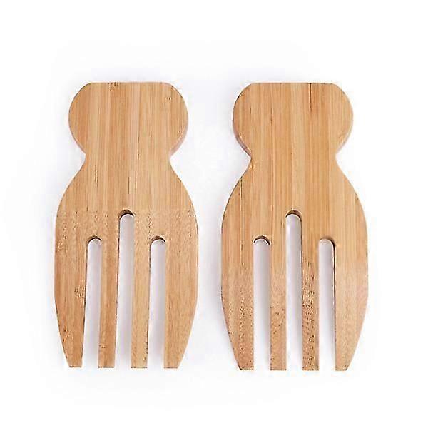 Totally Bamboo Salad Servers, Bamboo Salad Serving Set, 2-Piece