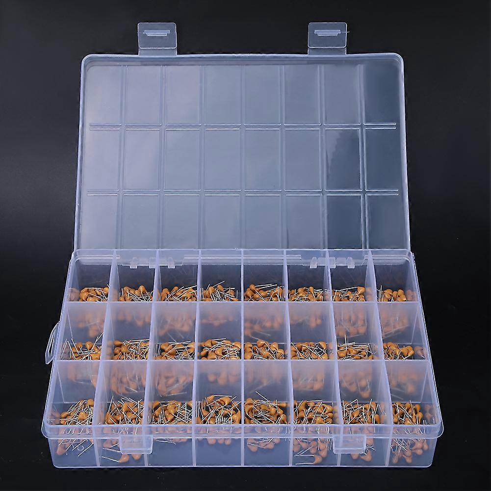 840PCS 24 Values 0.1UF 47NF Monolithic Multilayer Ceramic Capacitor Assortment Kit