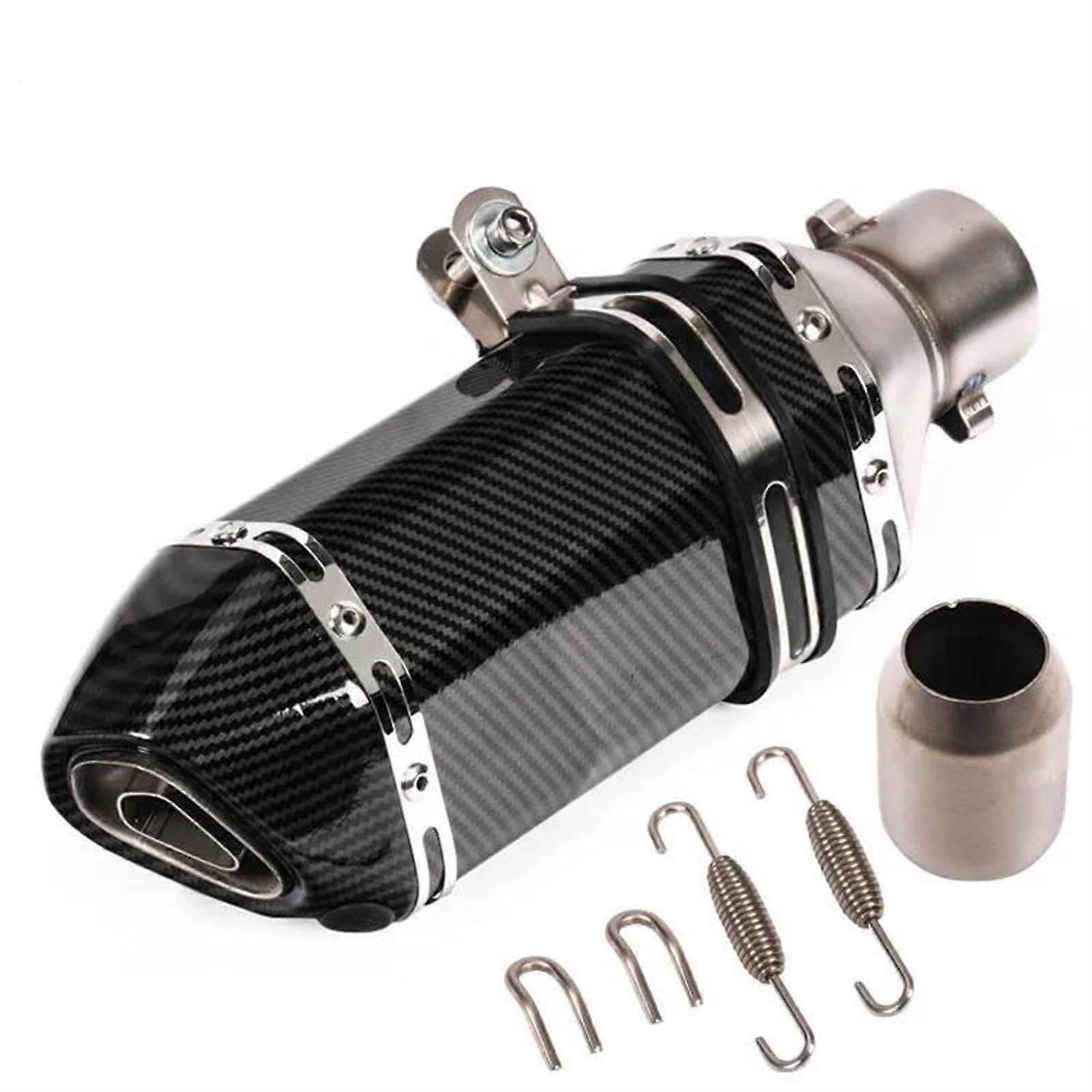 Motorcycle Exhaust Muffler 51mm Diameter 310mm Length Replacement Pipe