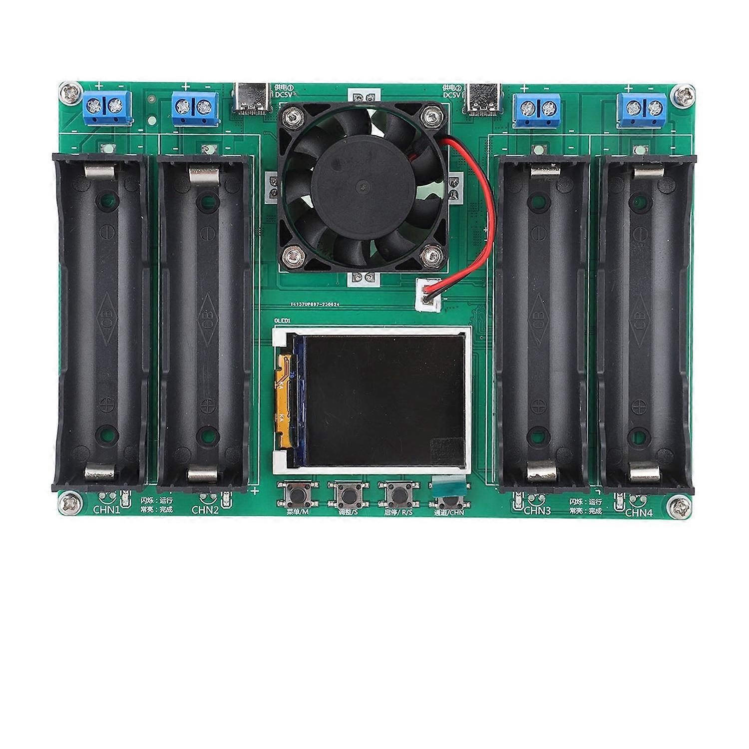 Battery Capacity Tester 4 Channel Automatic Cyclic Charging Discharging Battery Internal Resistance 