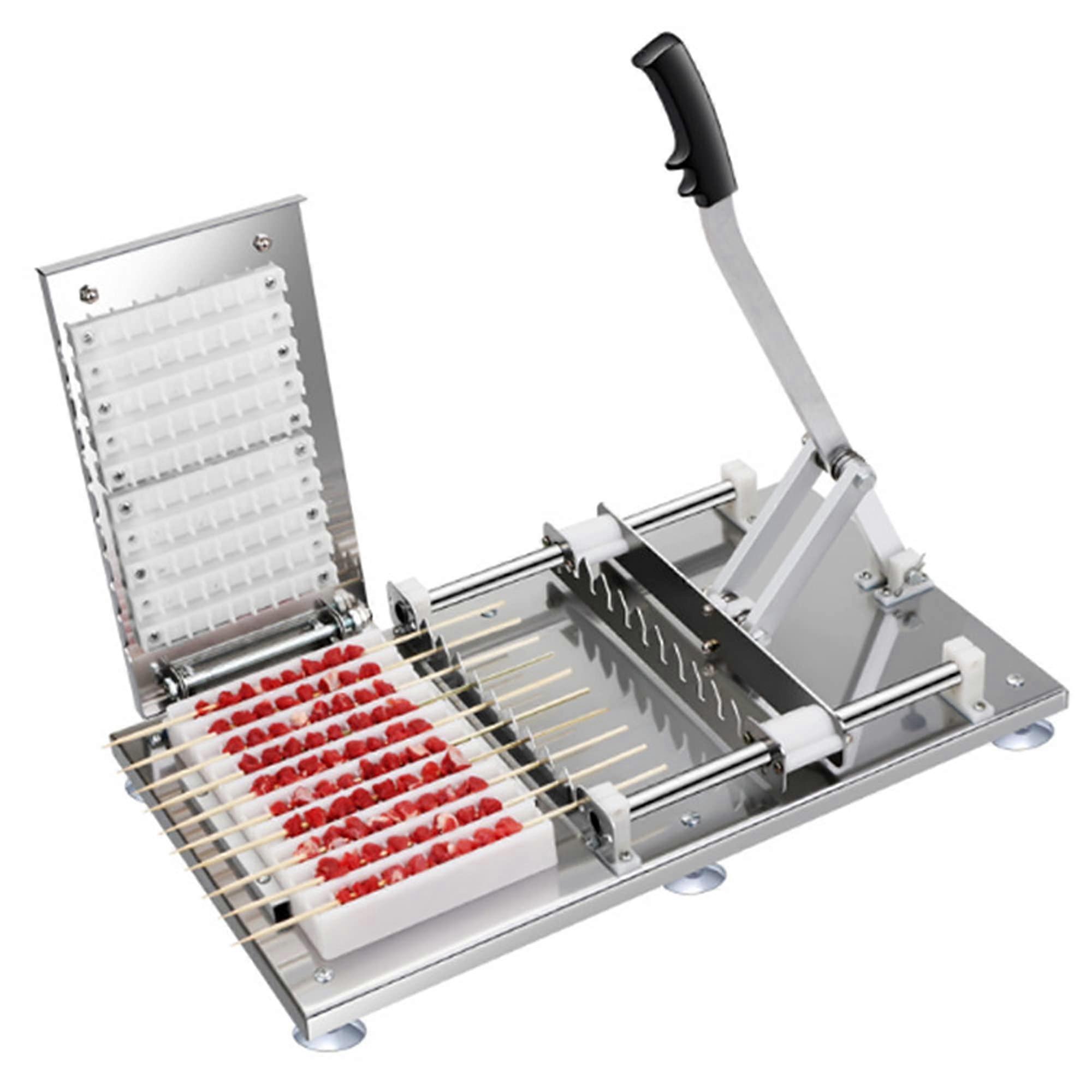 Manual Bbq Skewer Maker, Meat Kebab Machine, 10 Strings Meat Skewers, Outdoor Kitchen Bbq Tool