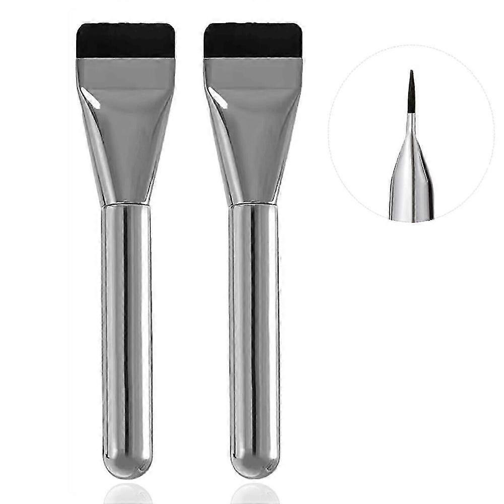 Angled Liquid Foundation Makeup Brush for Smooth Application