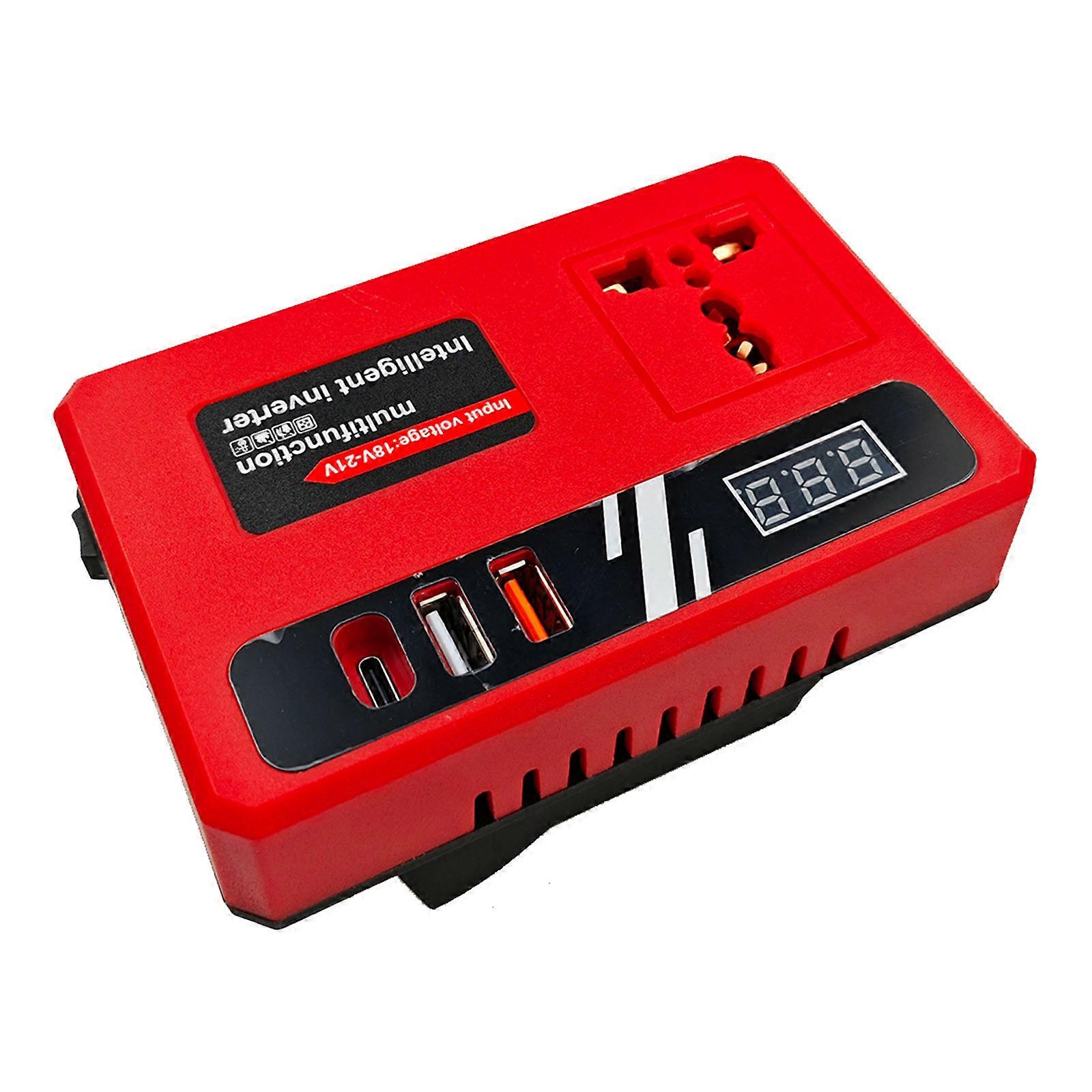 18-21V To 220V Voltage Converter Intelligent Inverter Electric Tool Power converter Power Conversion for Devices Multicolor