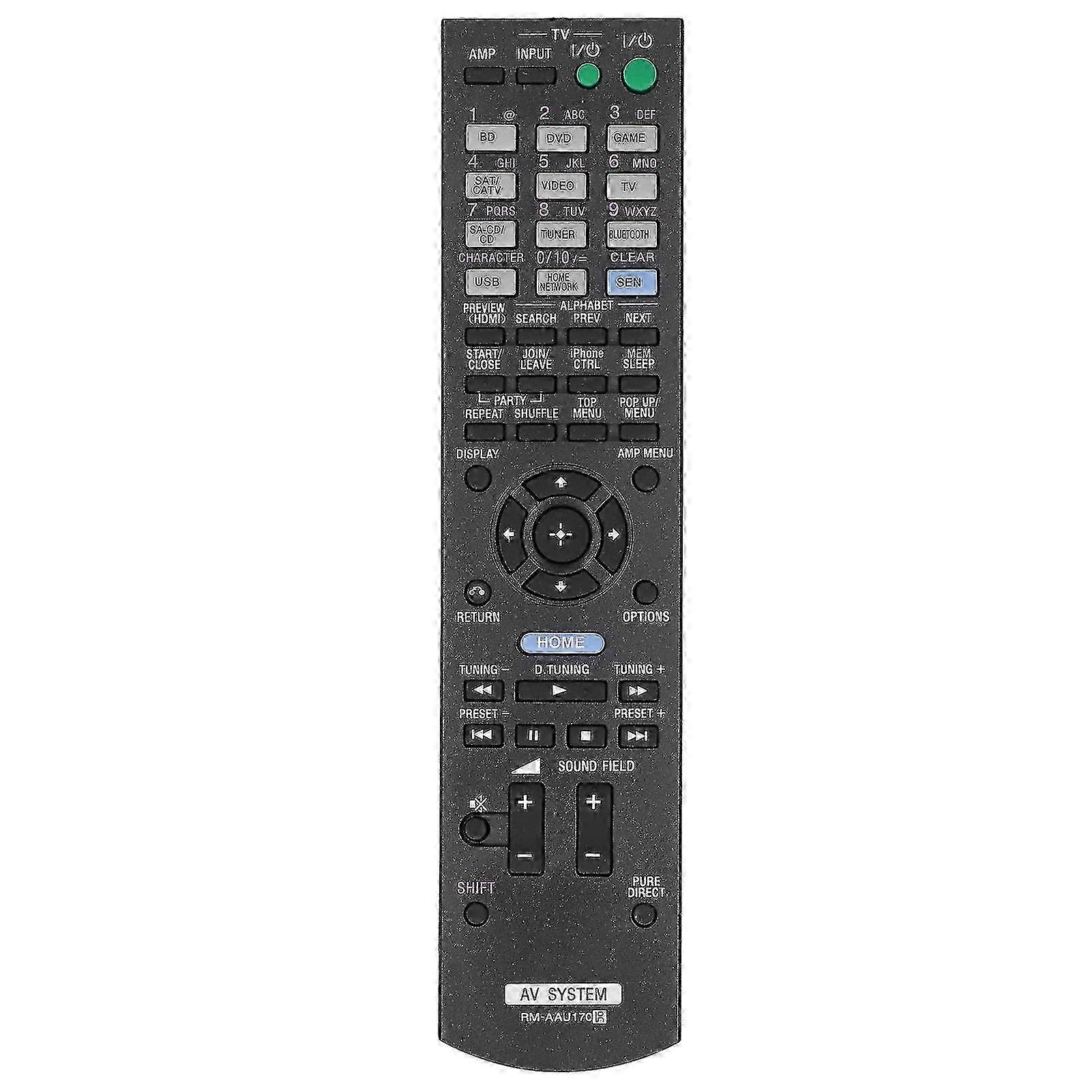For SONY Remote Control for STR-DN840 STR-DH550 RM-AAU170 RM-AAU169 STR-DH740 AV Player Receiver Walkbee  A-F