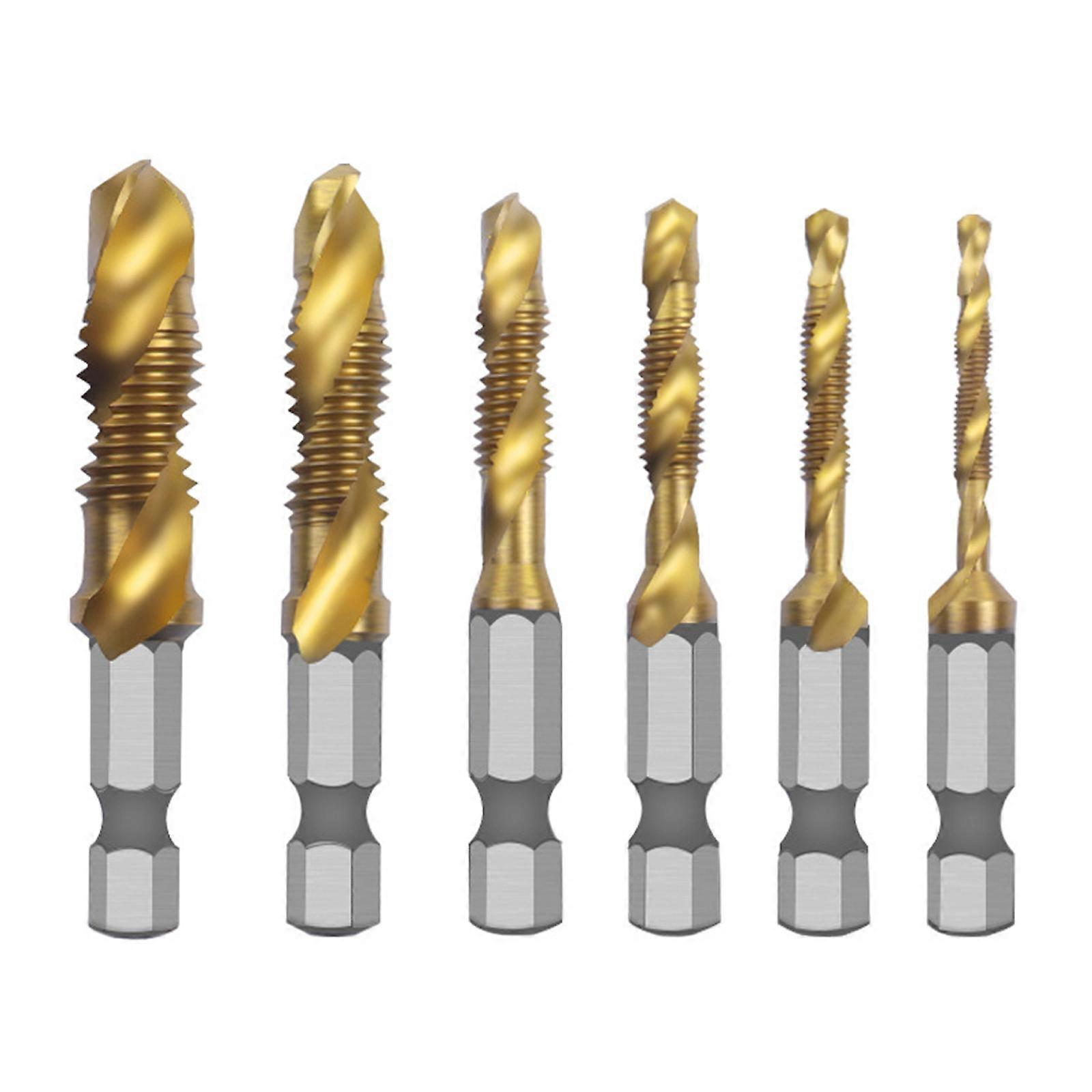MultiPurpose High Speed Steel Spirals Flute Tapping Bit Designed For Accurate Threading In Mechanical Repairs Task Multicolor