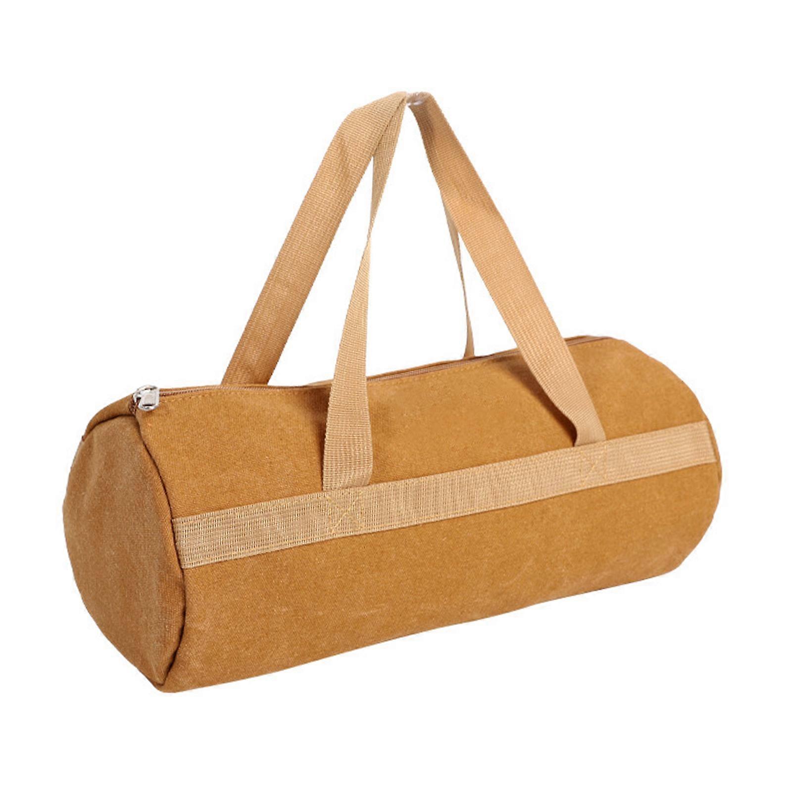 Strong Outdoor Equipment Storage Case with Enhancing Handle Canvas Texture Suitable for Shelter Fasteners Arrangement Multicolor