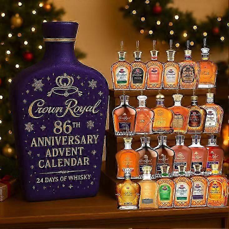2025 Whisky Advent Calendar - 24 Days of Premium Whisky Tasting CrownRoyal