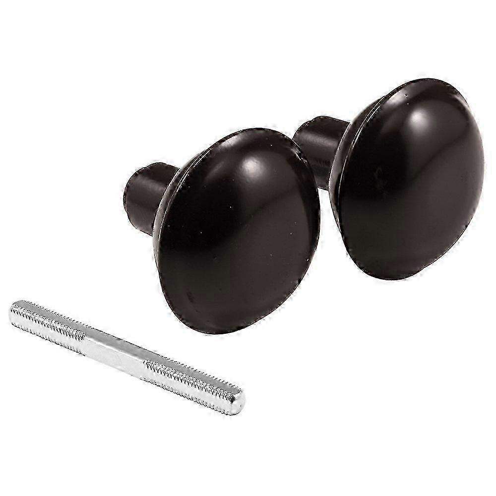 w E 2499 Solid Brass Vintage Door Knob Spindle Set - 2-1/4" Dia Bronze Single Pack