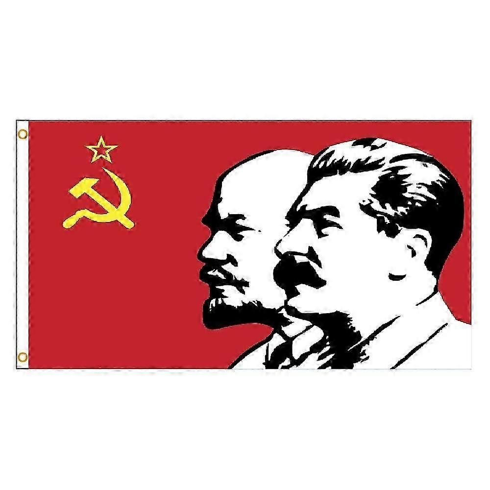 Communism Flag For Lenin Stalin Cccp Russian Soviet 90X150Cm Polyester Banner