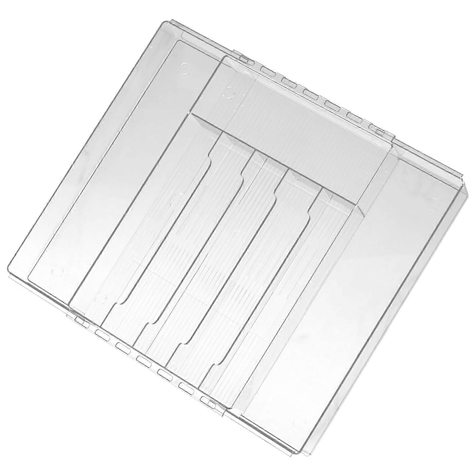 Multipurpose Drawer Organizer Tray for Kitchen Utensils Cutlery and Flatware Holder with Adjustable Compartments Multicolor