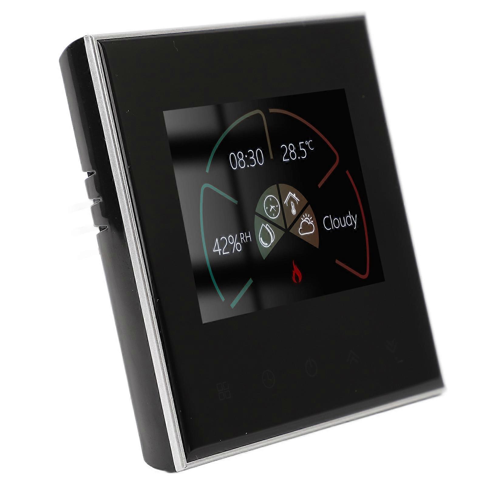 WiFi Touchscreen 7-Day Programmable Smart Heating Thermostat with Voice Control, AC95 - 240V