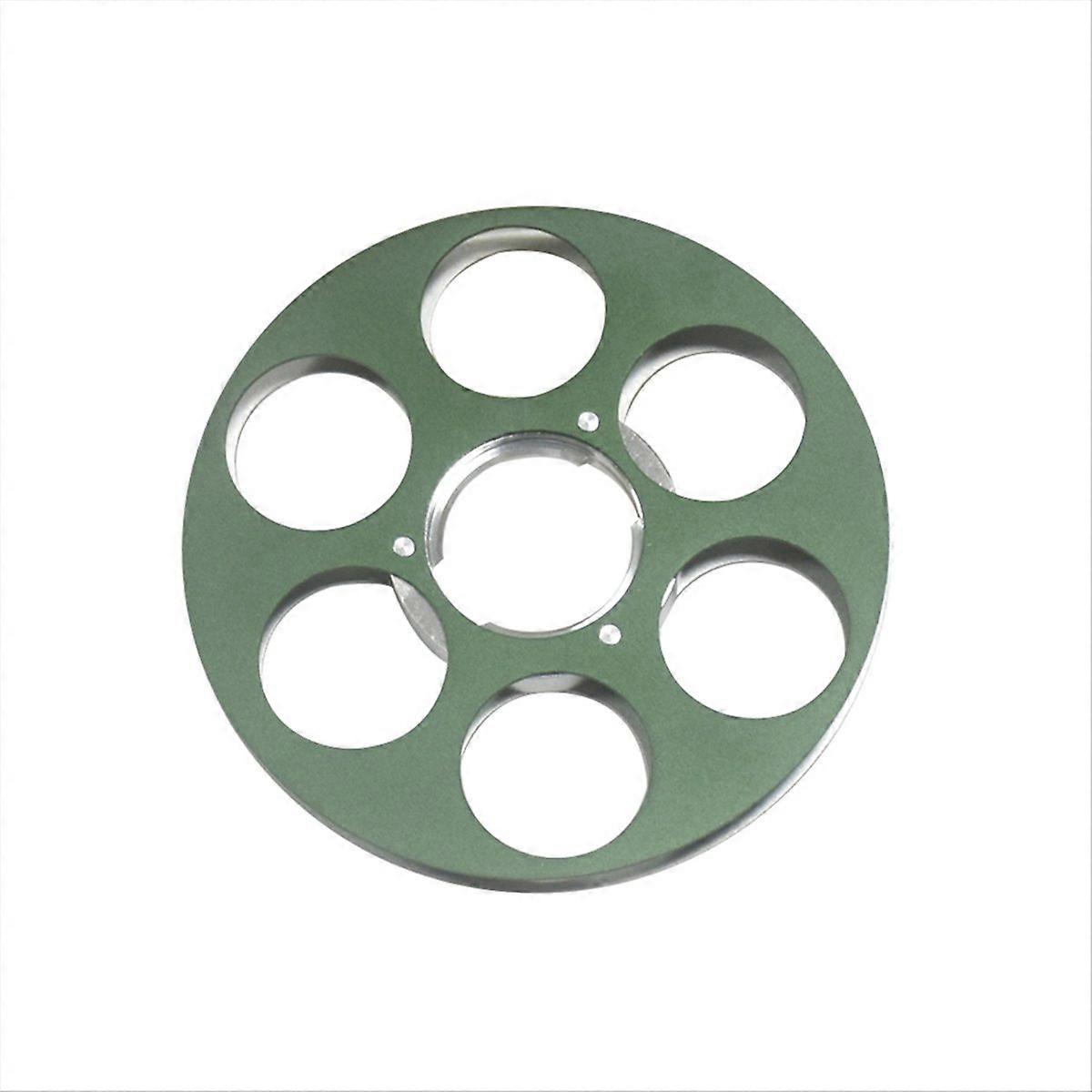 Empty Tape Reel 6 Hole Empty Takeup Reel Audio Tape Empty Green
