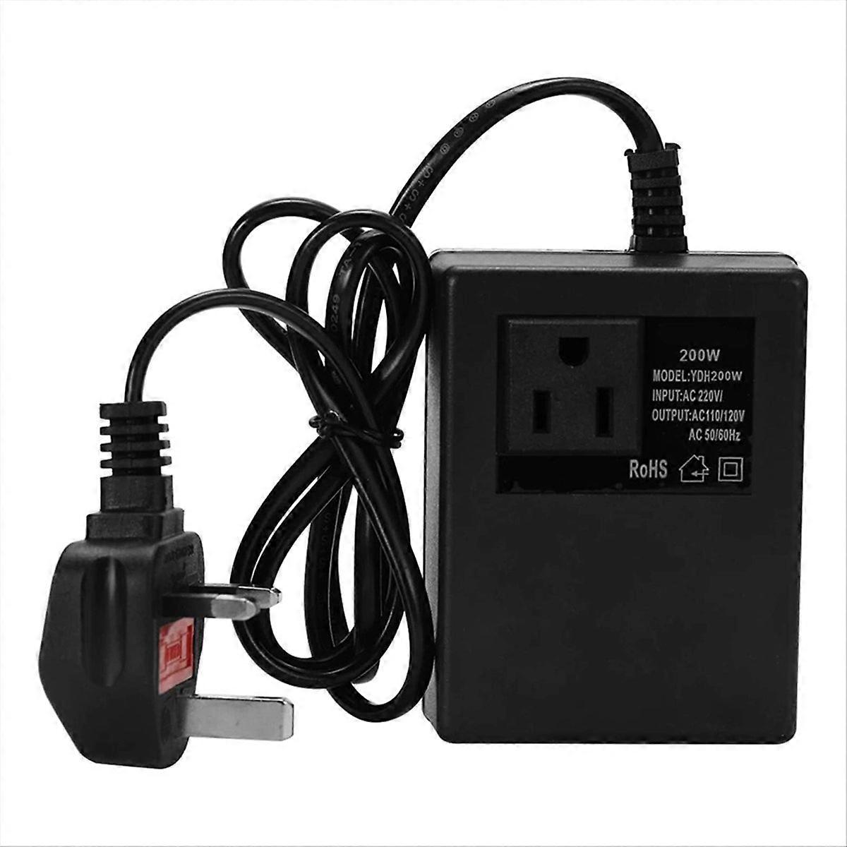 200W Steps Down Power Voltage Converter Transformer, US Plug