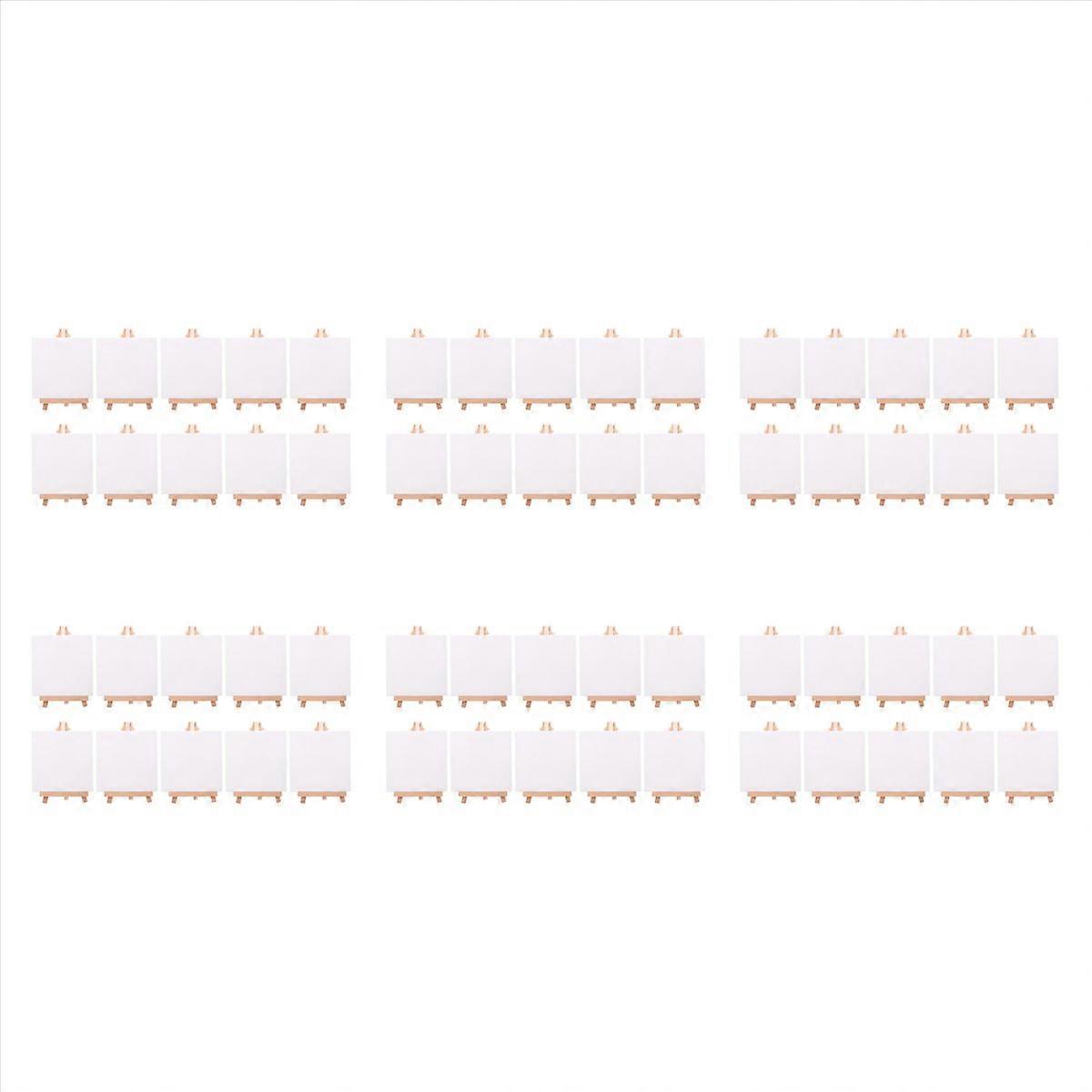 10 Set Artists Mini Canvas Set Painting Craft DIY Drawing Easel Gift