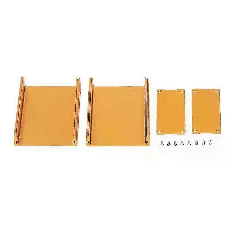 35X760mm Electronic Project Box Split Type Sandblasting Oxidation Aluminum Alloy Power Junction Case