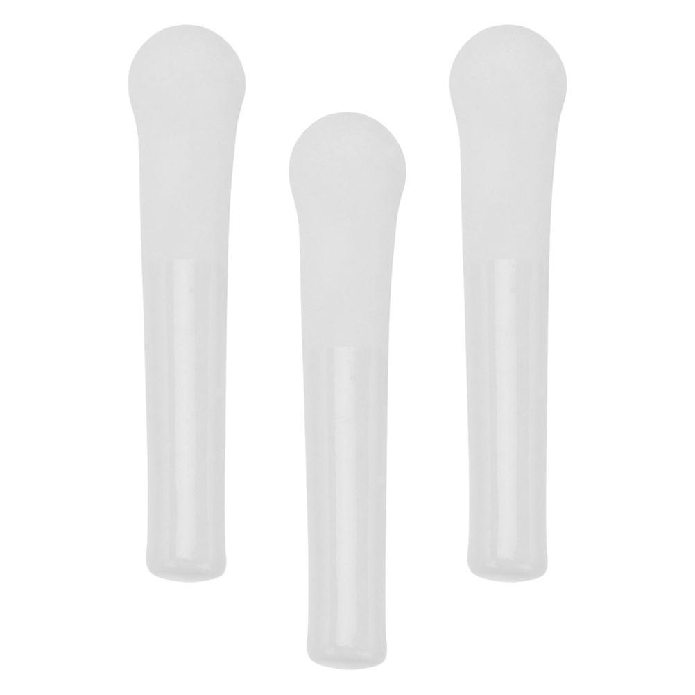 White Ceramic Pestle for Grinding Garlic Manual Use 3Pcs Set