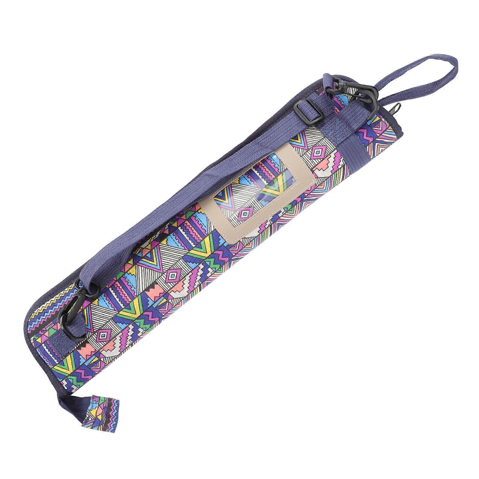 Professional Drumstick Storage Pouch Printed Geometric Drumstick Holder 5Pcs