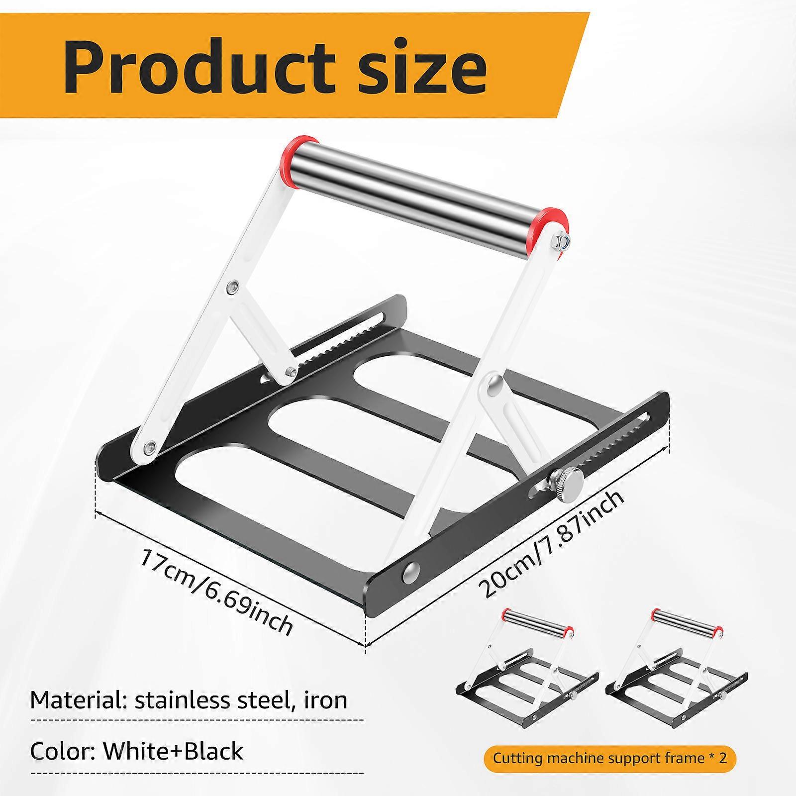 1/2Pcs Cutting Machine Support Frame Foldable Table Saw Support Stand 55-135mm Height Adjustable Cutting Machine Material Holder