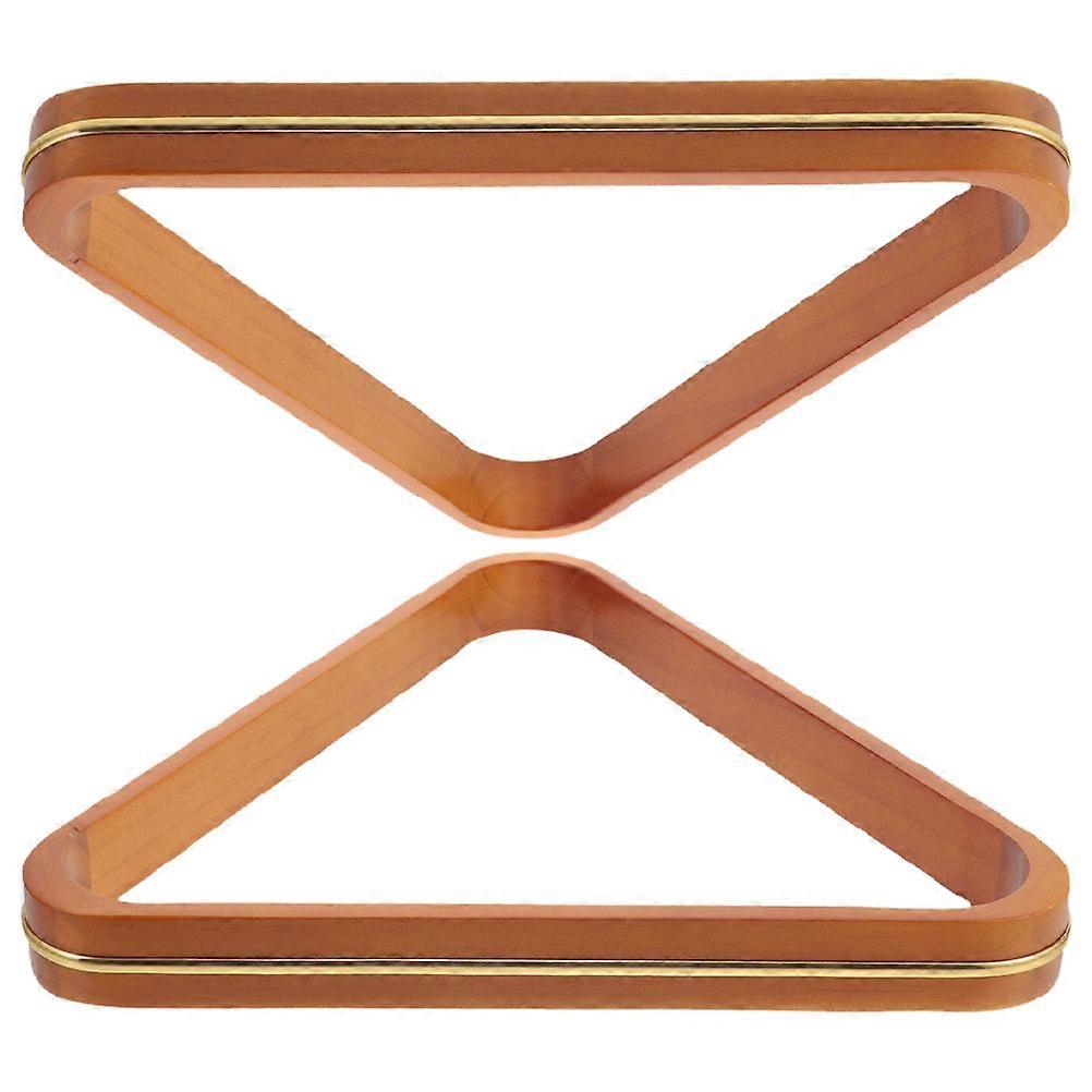 Wooden Billiard Triangle Frame for Pool Balls Set 2Pcs Pine Material