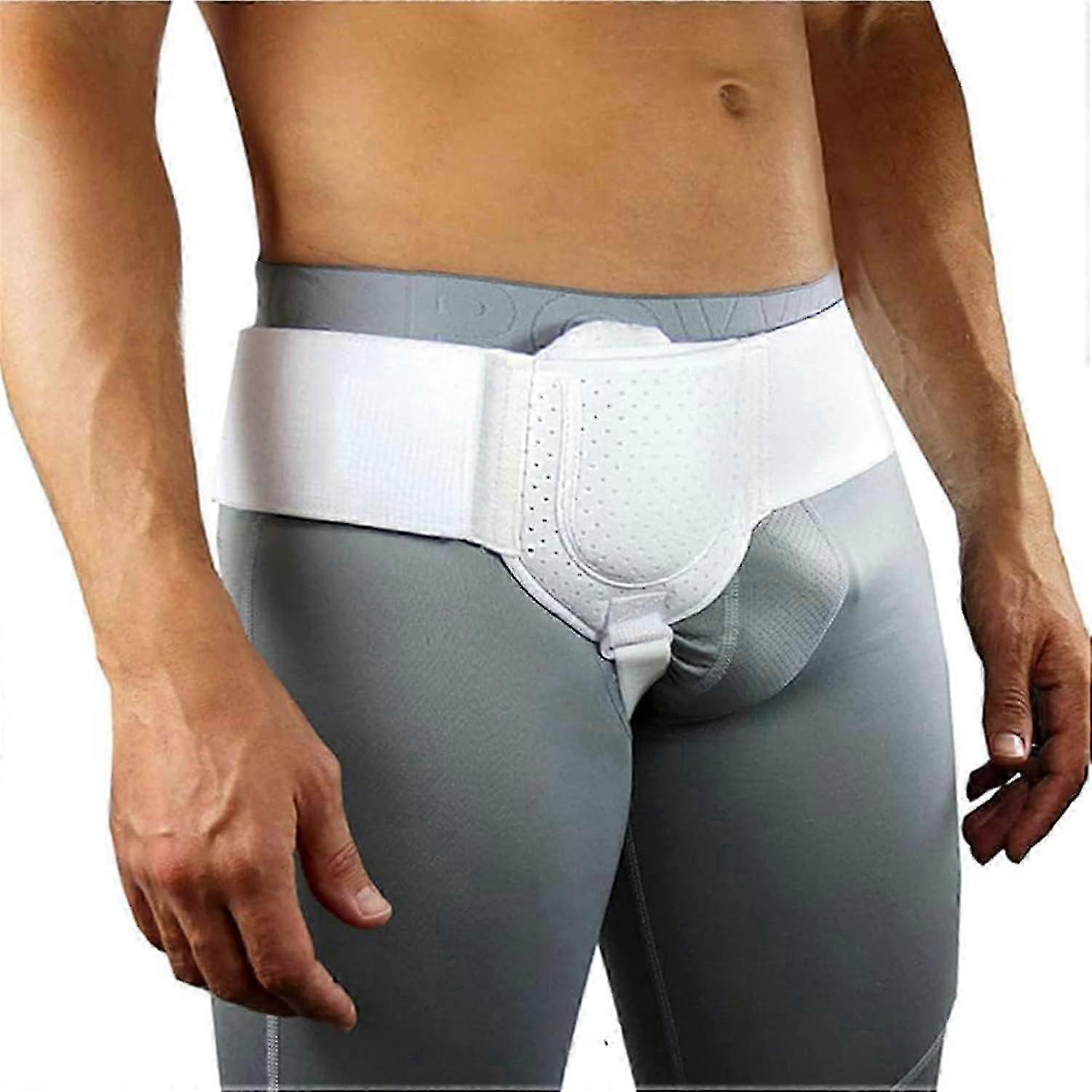Inguinal Hernia Belt for Men, Left or Right Side Support