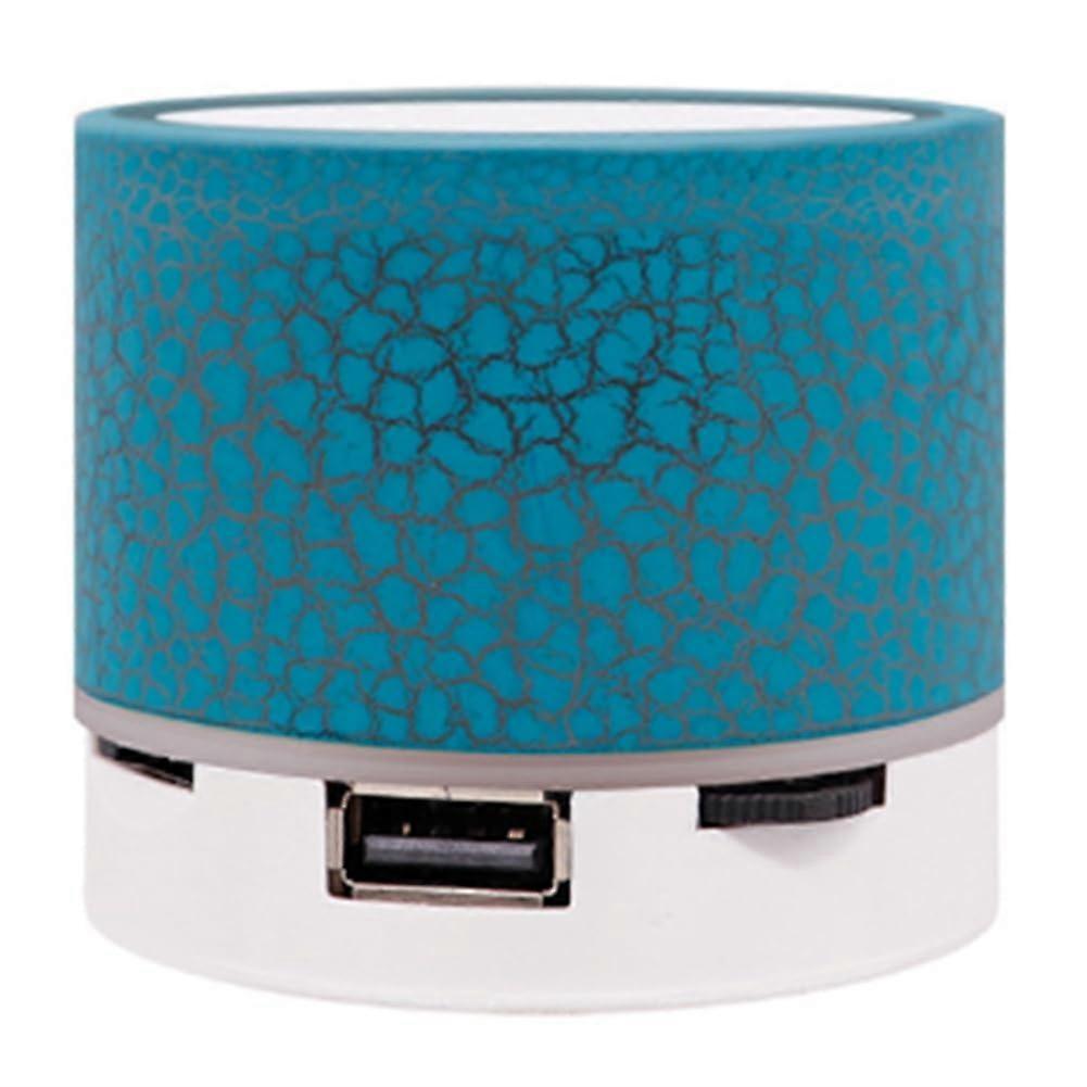Wireless Bluetooth Speaker Outdoor Portable Mini Colorful Crack LED Blue Bluetooth 5.0