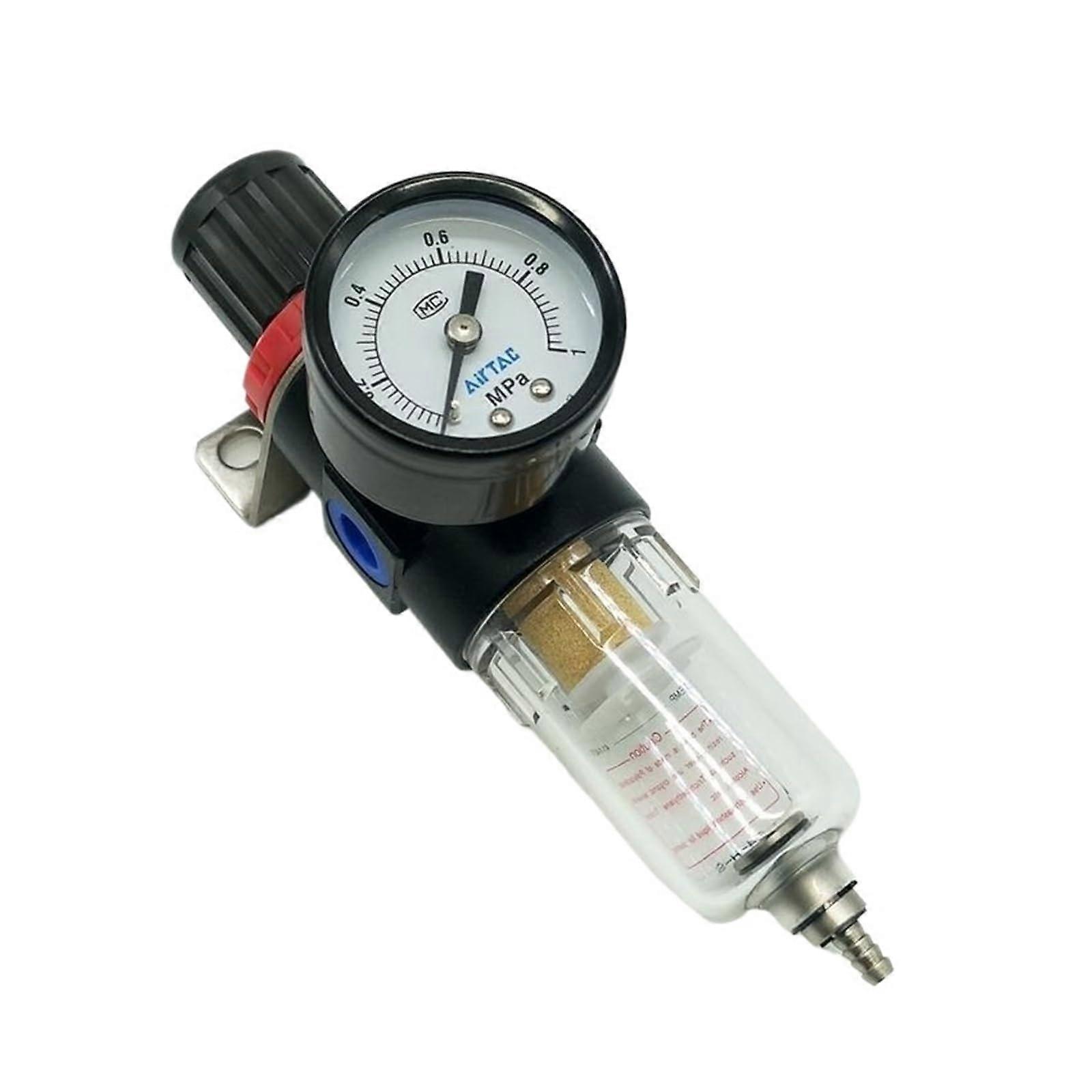 Air Filter Regulator AFR2000 G1/4 Pneumatic Compressor Inline with Gauge for Precise Pressure Control