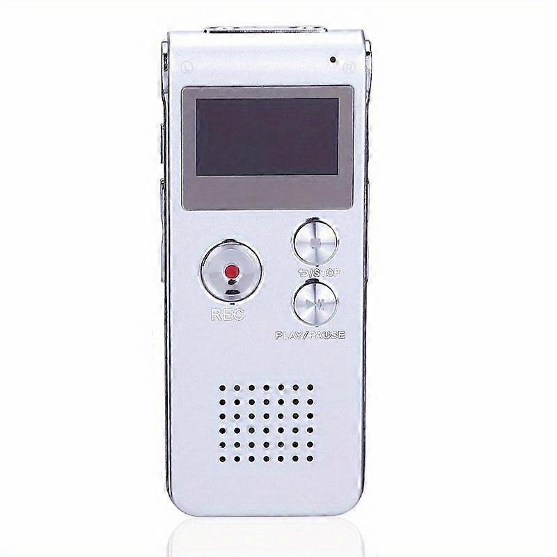 Digital Voice Activated Recorder with Playback 8GB MP3 Player Sound Audio Mini USB Flash Drive Recording