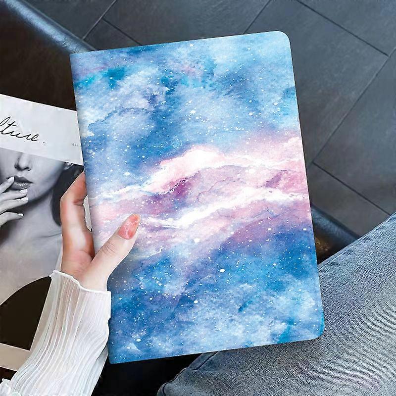 Case For Ipad 2025 11 11" Book: Starry Sky Marble Art Pattern Mini Thin