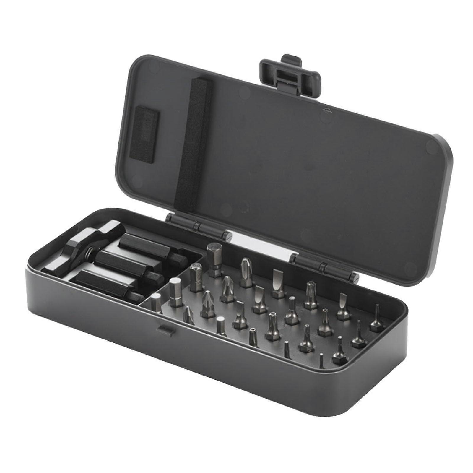 24 in 1 Ratchet Screwdriver Set Magnetic Bit Holder Precision 58Tooth with Storage Case for Home