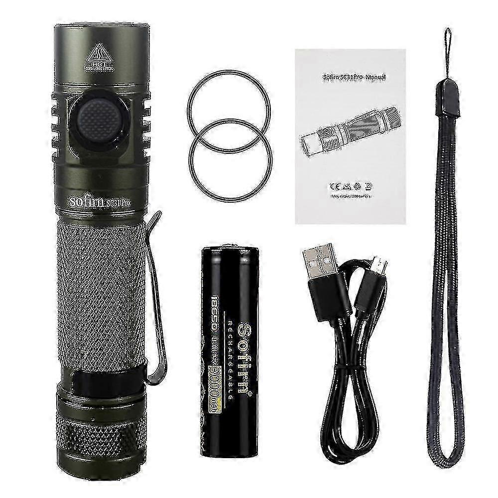 Sofirn Sc31 Pro 2000lm Rechargeable Usb C Led Flashlight