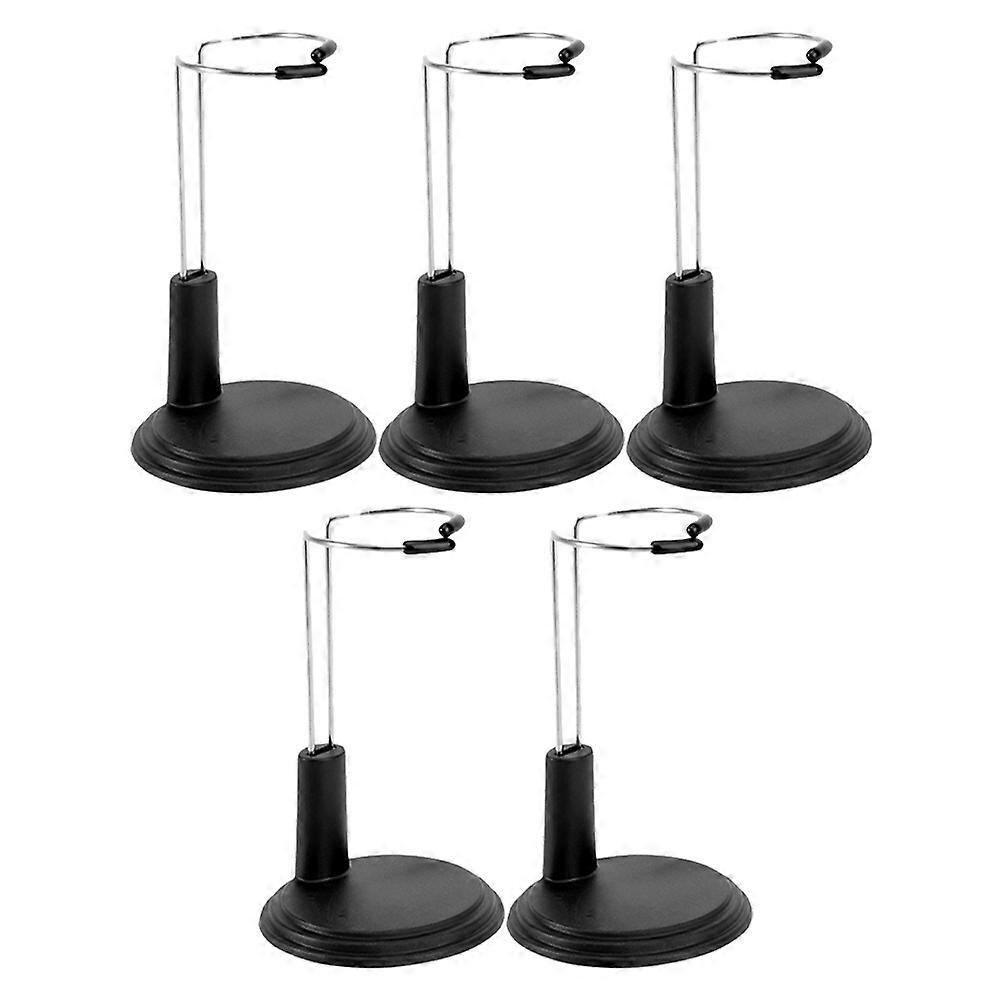 Black Fluorescent Lightstick Holder for Outdoor Display Stand 5Pcs Set