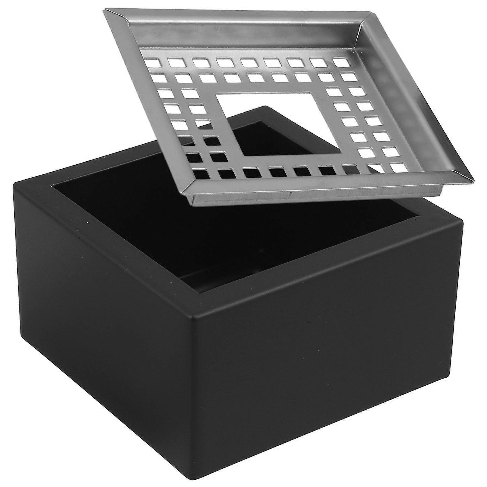 Tabletop Ashtray Stainless Steel Ashtray Square for Home Use