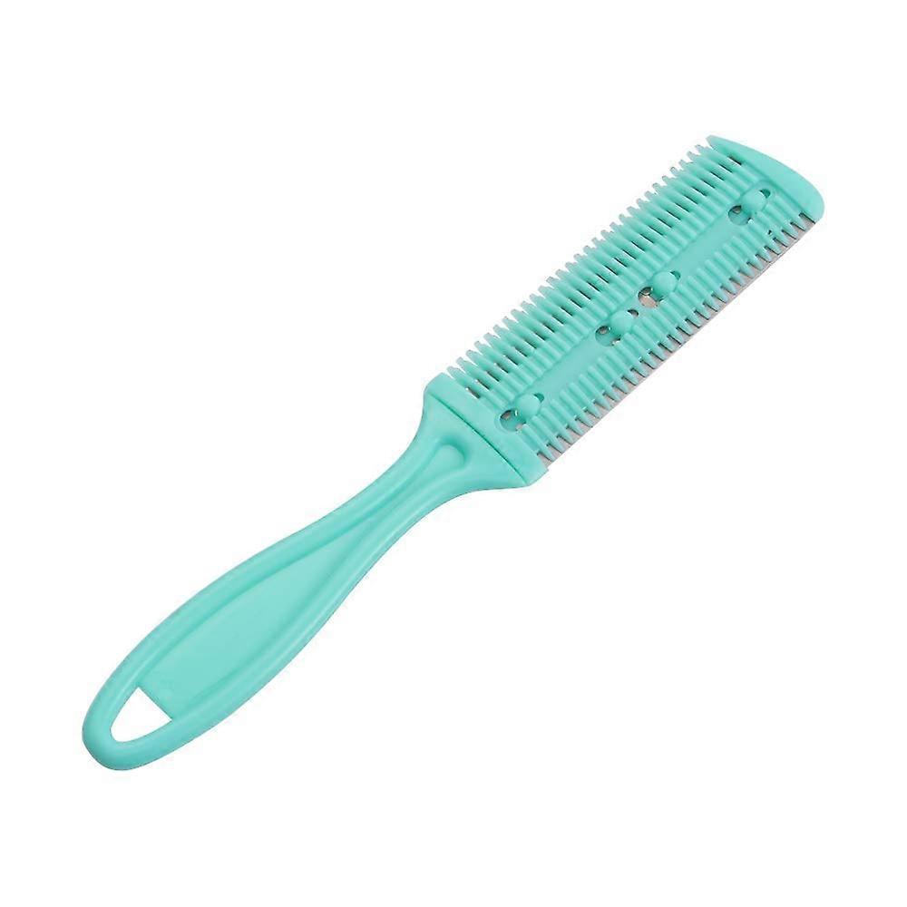 Dual Sided Hair Razor Comb with Replaceable Blades for Thinning and Precise Hair Shaping