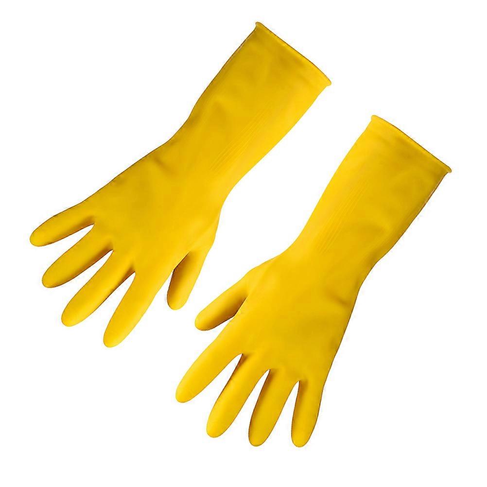 Kitchen Rubber Gloves for Washing Gloves 1Pair Protective