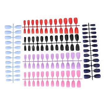 Komplettes Set künstlicher Fingernägel für Nagelkunst mit 6 Sets Ballerina-Kunstnägeln