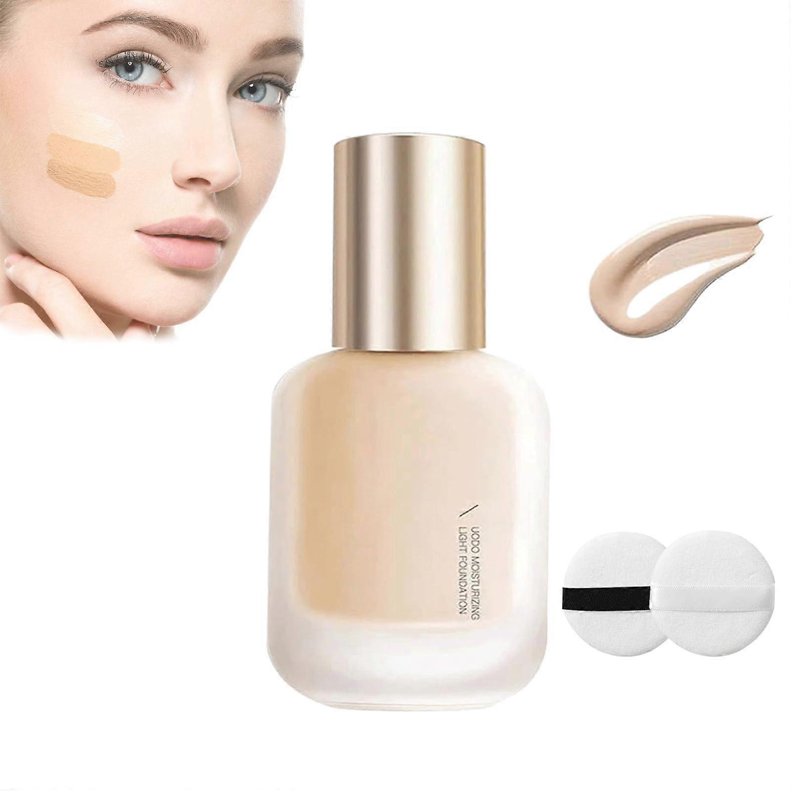 Liquid Foundation Matte Long Lasting Coverage Waterproof Sweatproof Natural Finish W02