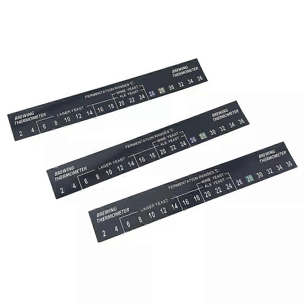 3PCS Digital Self Adhesive Sticker LCD Thermometer Strip Home Brewing Beer Wine Temperature Sensor Reader