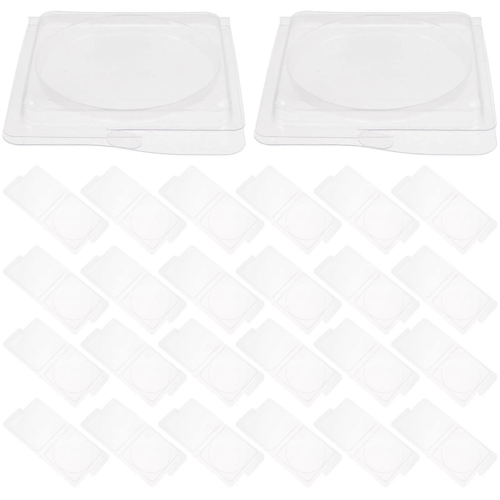 Transparent Plastic Empty Makeup Palette for Blush with 160 Pieces