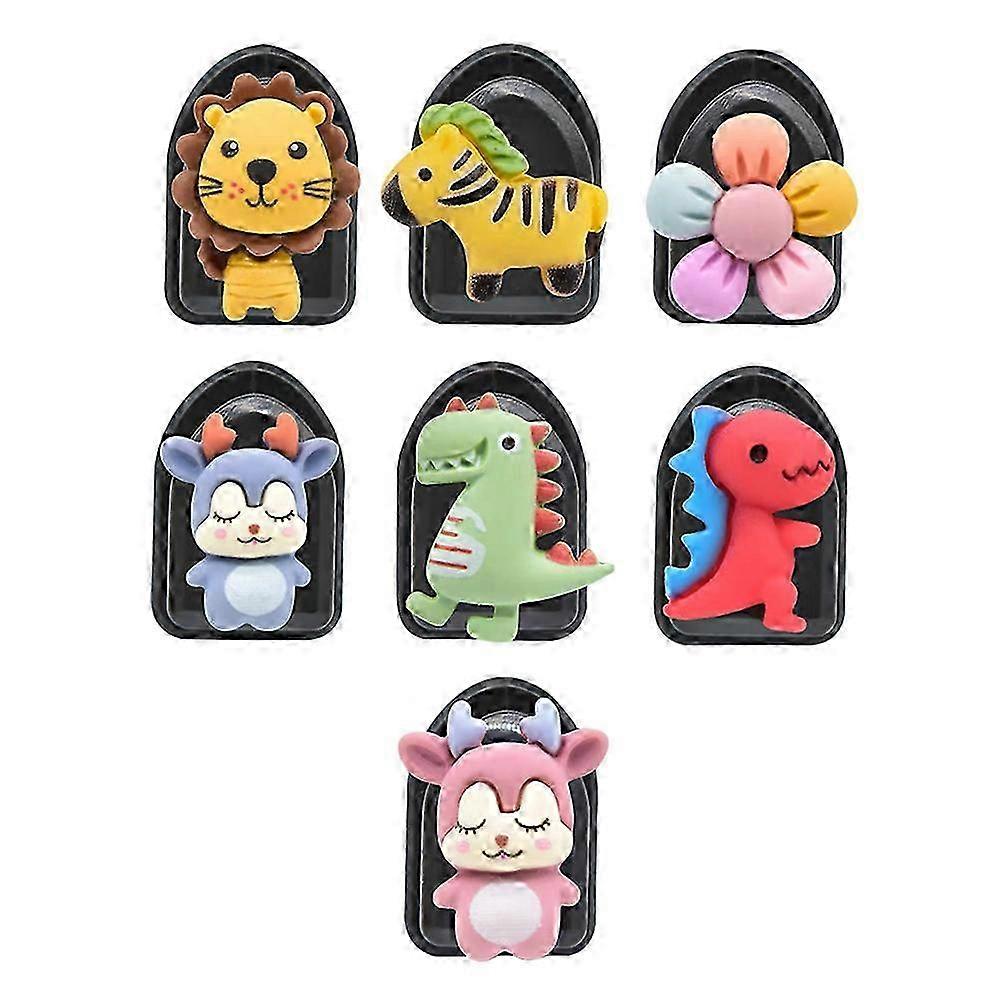 Plastic Car Hooks Adhesive Hooks for Car Decoration 7Pcs