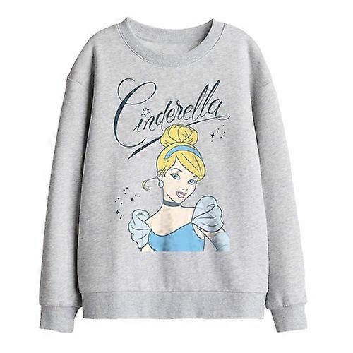 Cinderella Childrens/Kids Headshot With Fancy Script Sweatshirt