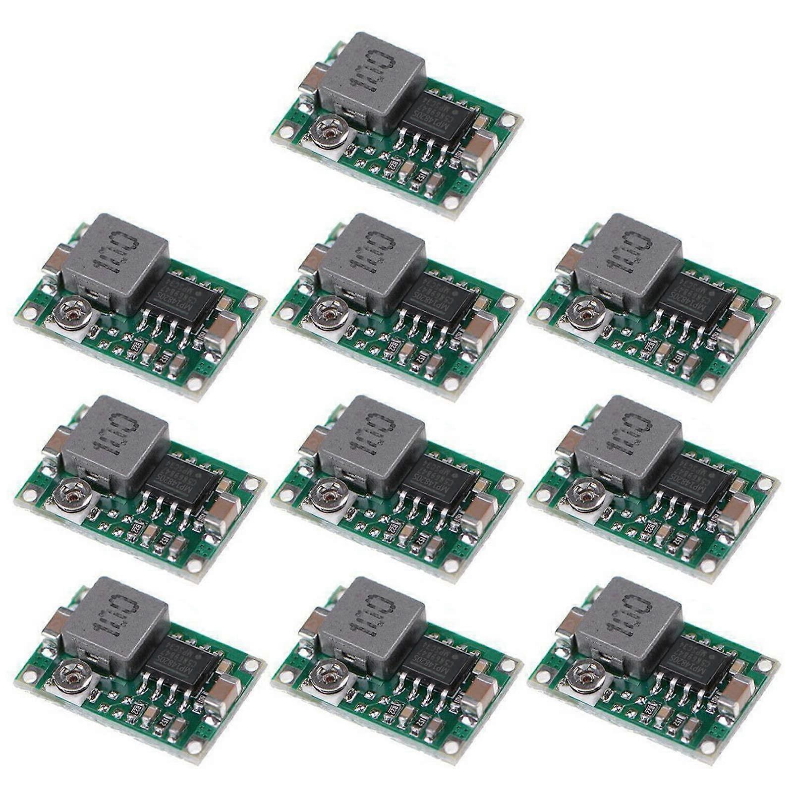 10Pcs DCDC Buck Converter 4.75V23V to 1V17V 2A Efficiency Power Module