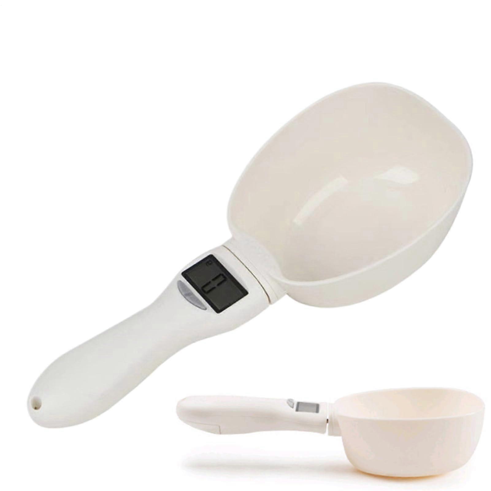 Digital Measuring Spoon with LCD Display, Electronic Scoop Scale for Pet Food and Cooking