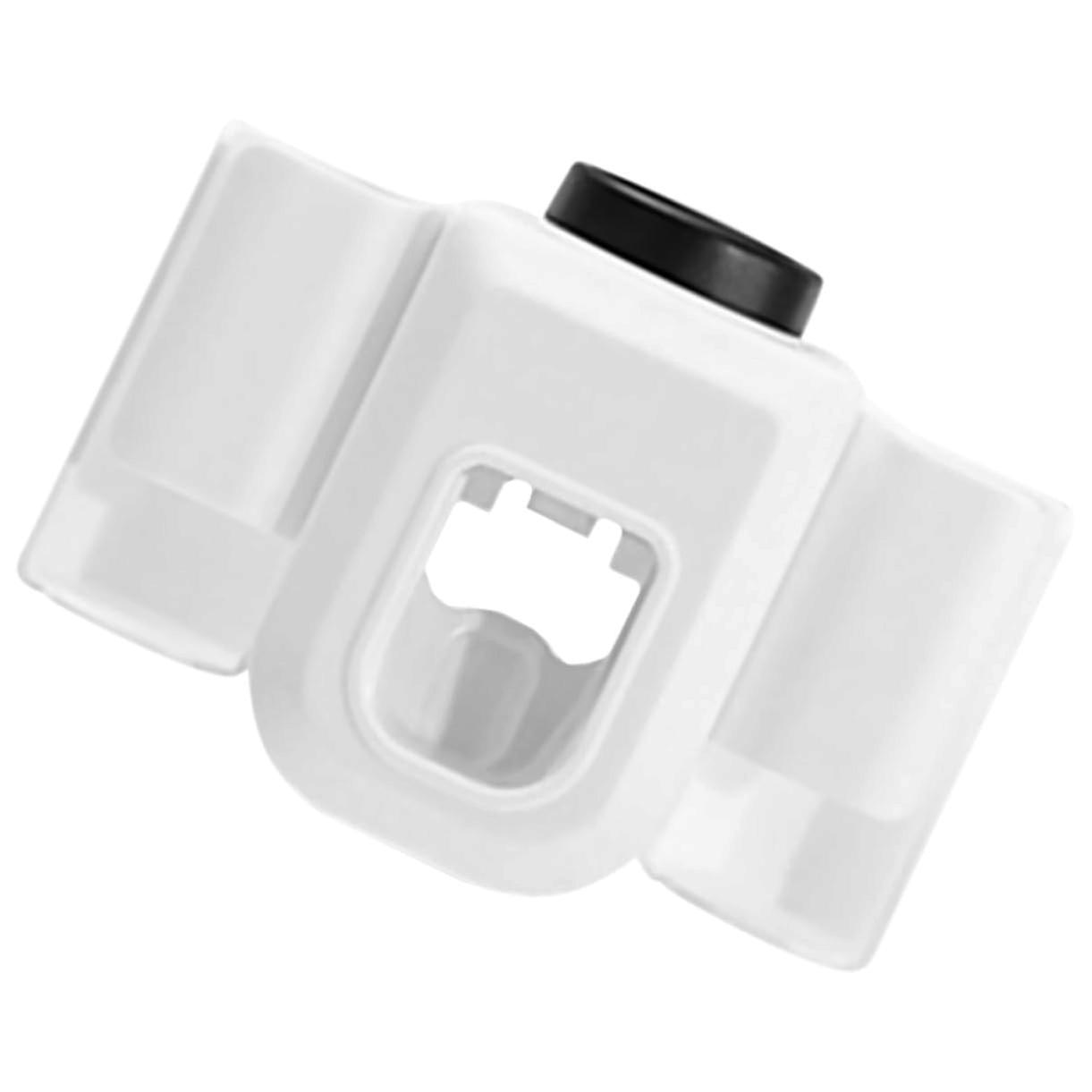 Wall Mounted Toothbrush Holder with Cup and Automatic Toothpaste Dispenser NoDrill Bathroom Organizer