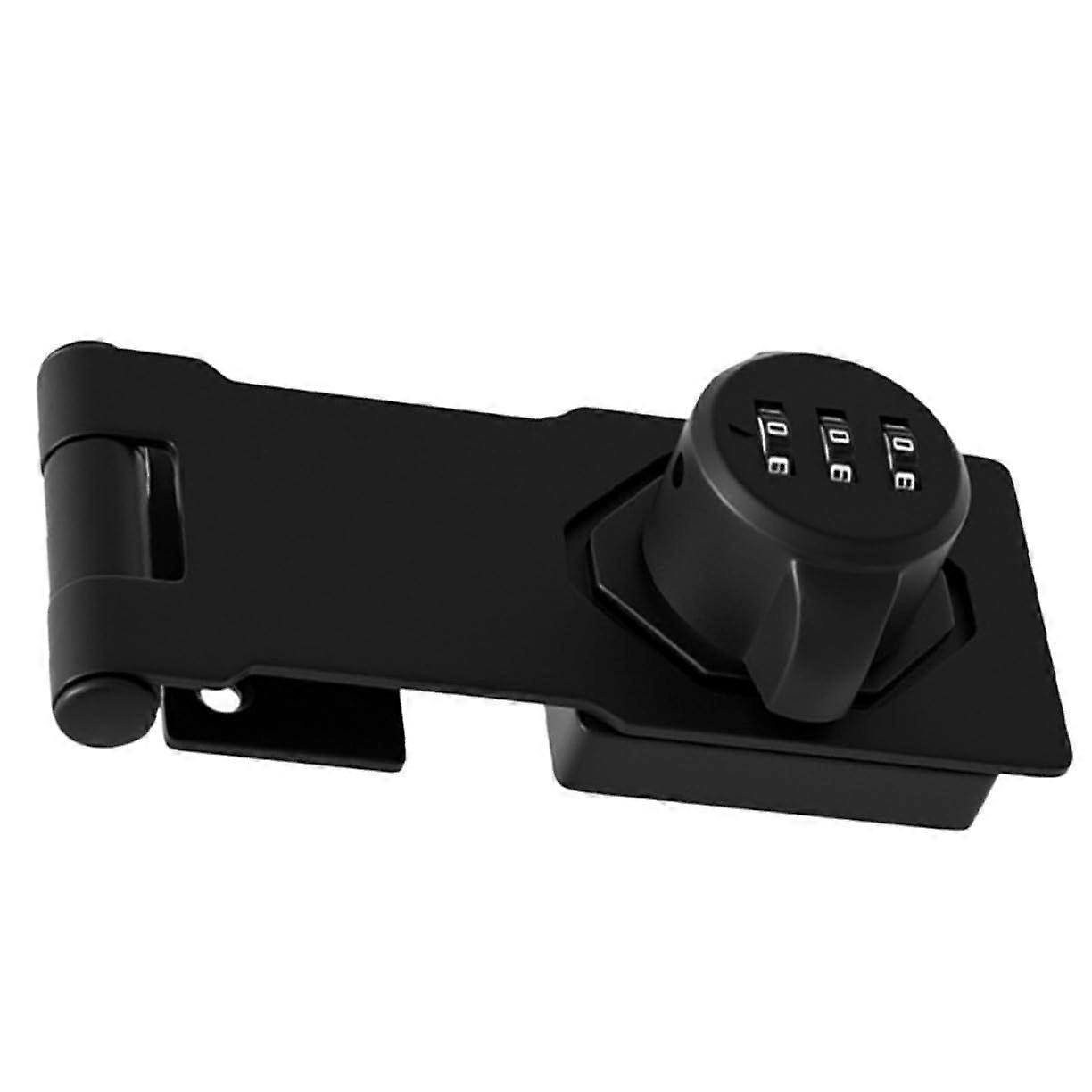 Combination Cabinet Lock Keyless Security for File Cabinet Doors Black Finish with Screws