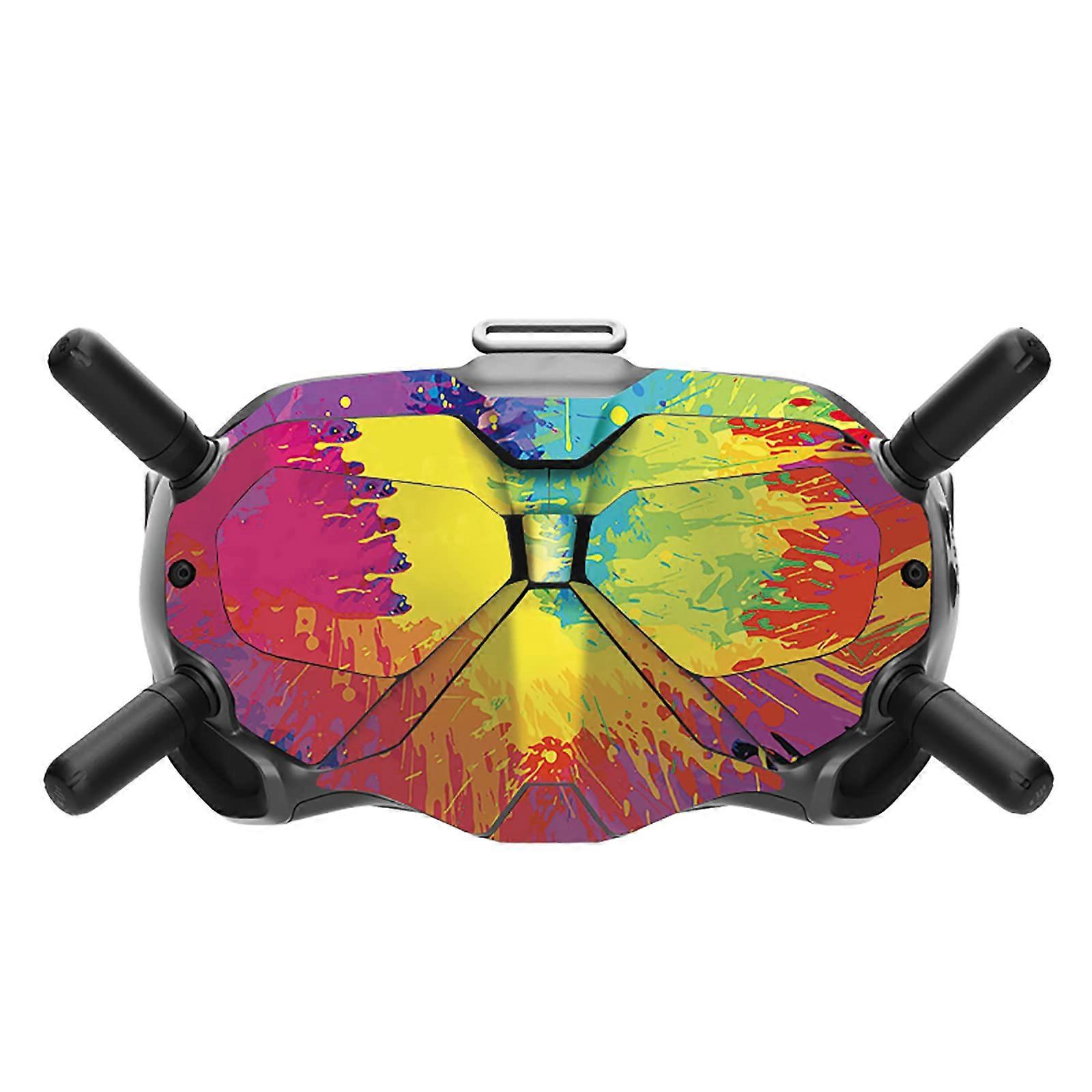 Waterproof ScratchResistant FPV Goggles Sticker Removable PVC FPV Headset Decal Cover