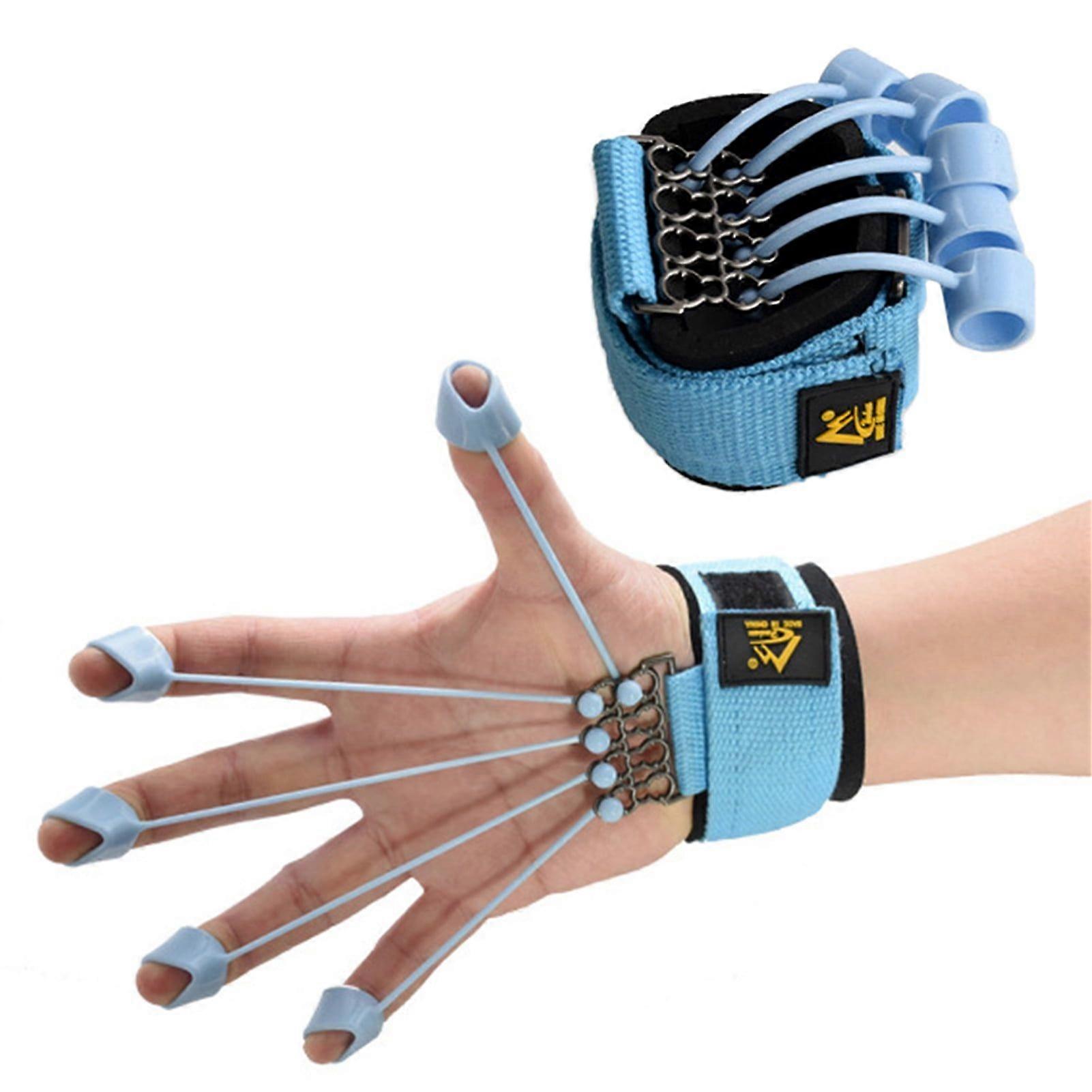 Extensor de dedos portátil e macio com haste elástica para os dedos e mãos.