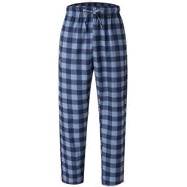 Herre Efterår Vinter Snøre Design Pyjamasbukser Med Lommer