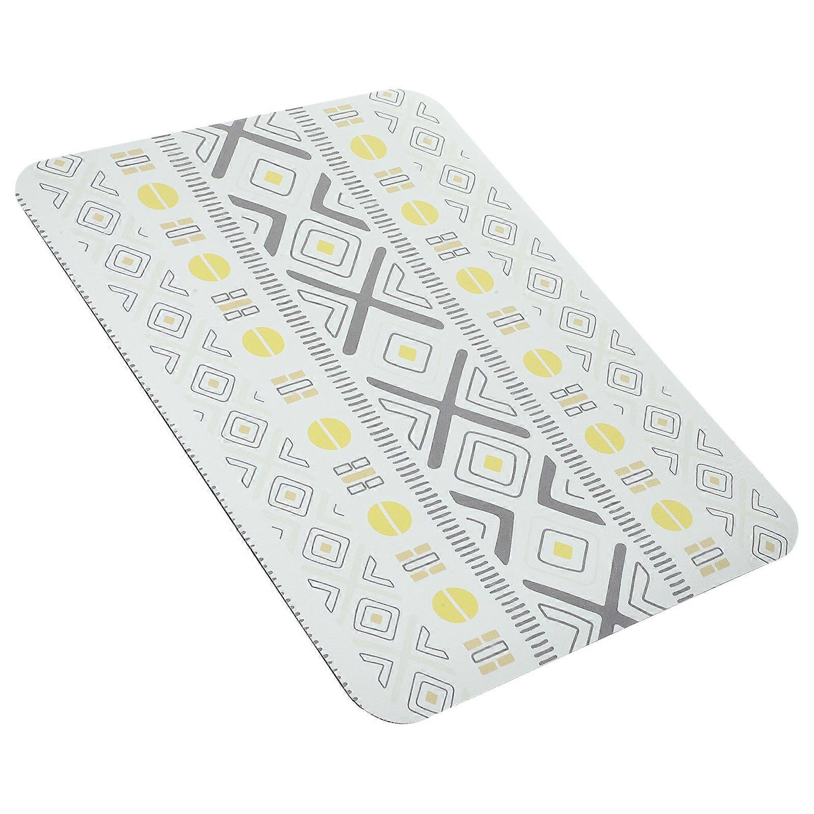 Bohemia Dish Drying Mat for Water Absorption Beige Kitchen Pad