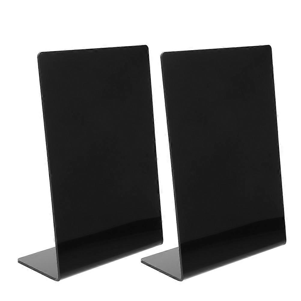 Black Mini Chalkboard for Creative Drawing 2Pcs Reusable Food Display Boards